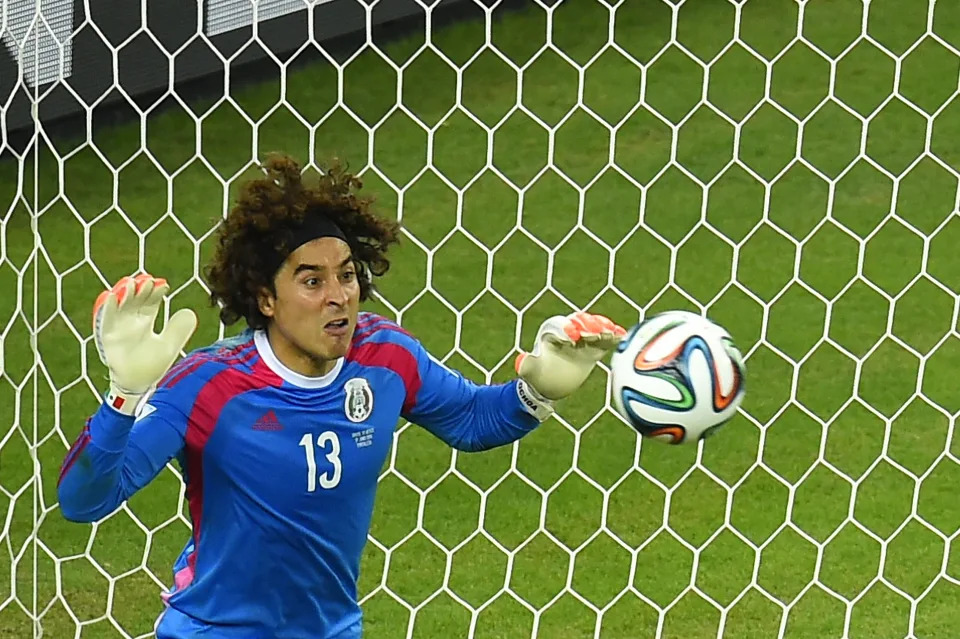 M&#xe9;xico y Brasil empataron sin goles en la Copa del Mundo de R&#xed;o 2014 a cero goles (Foto: FABRICE COFFRINI/AFP via Getty Images)