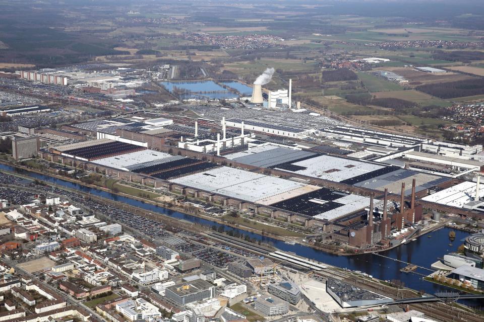 Volkswagen factory and global headquarters in Wolfsburg, Germany