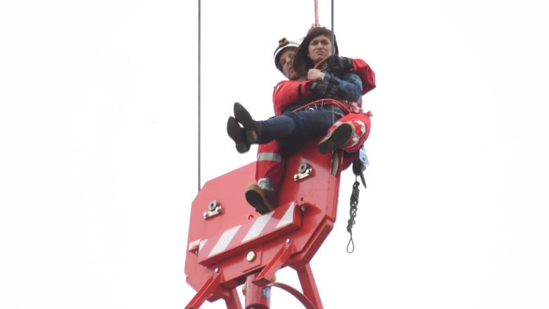 Meet the firefighter who rescued a woman stuck on a crane in downtown Toronto