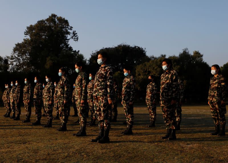 Nepal's female soldiers break taboos to tackle COVID-19 crisis