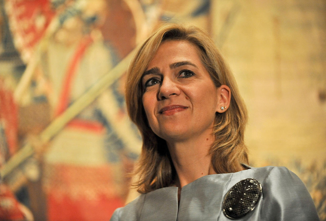 Infanta Cristina of Spain attends a preview of the the exhibition 