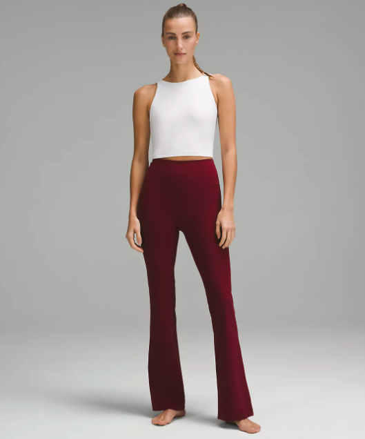 <p><a href="https://go.redirectingat.com?id=74968X1596630&url=https%3A%2F%2Fshop.lululemon.com%2Fp%2Fwomen-pants%2FGroove-Pant-Flare-Nulu-MD%2F_%2Fprod10900105&sref=https%3A%2F%2F" rel="nofollow noopener" target="_blank" data-ylk="slk:Shop Now;elm:context_link;itc:0;sec:content-canvas" class="link ">Shop Now</a></p><p>Groove Super-High-Rise Flared Pant Nulu</p><p>lululemon.com</p><p>$79.00</p>