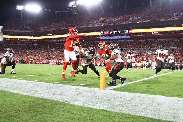 Chiefs QB Patrick Mahomes gives a review of Sunday's jump shot touchdown  pass