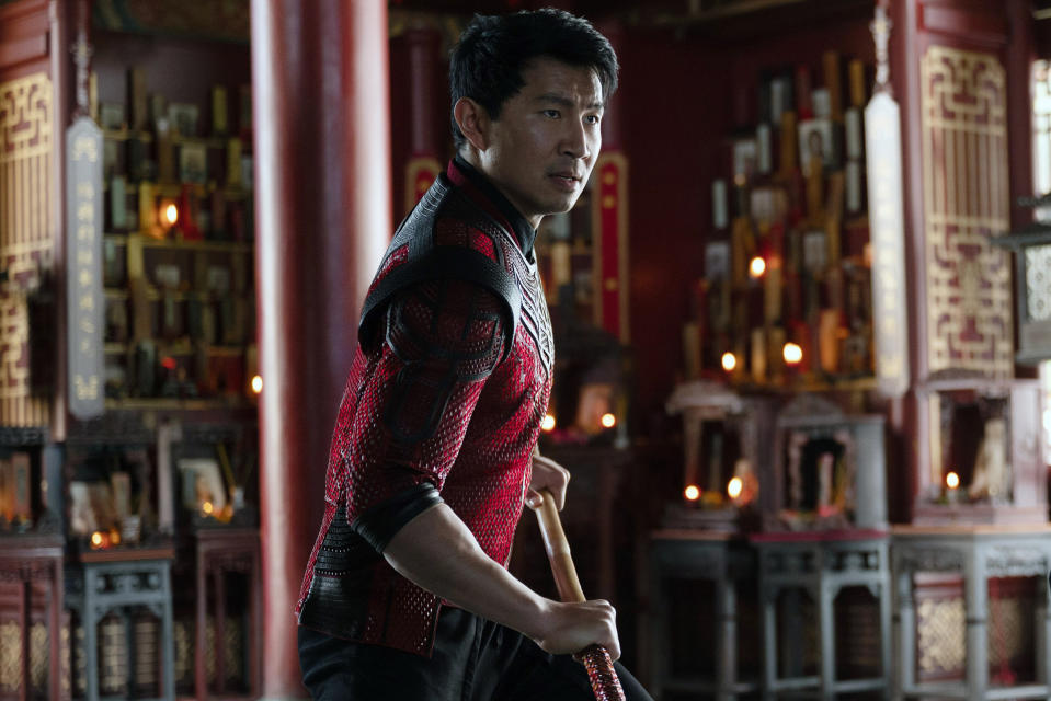 Simu Liu as Shang-Chi, 2021.<span class="copyright">Jasin Boland—Walt Disney Studios Motion Pictures/Marvel Studios/Everett</span>