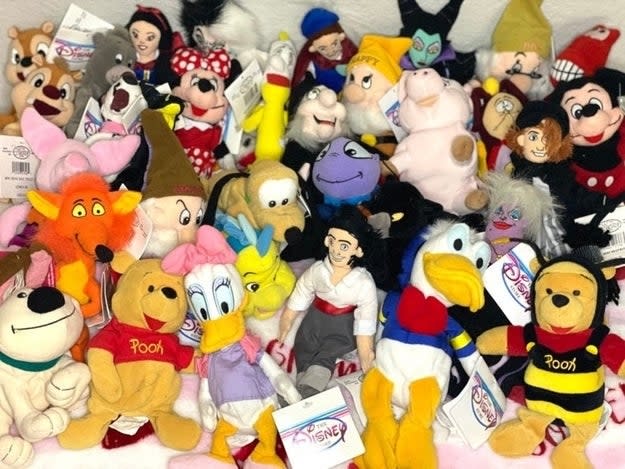 Disney bean bag toys