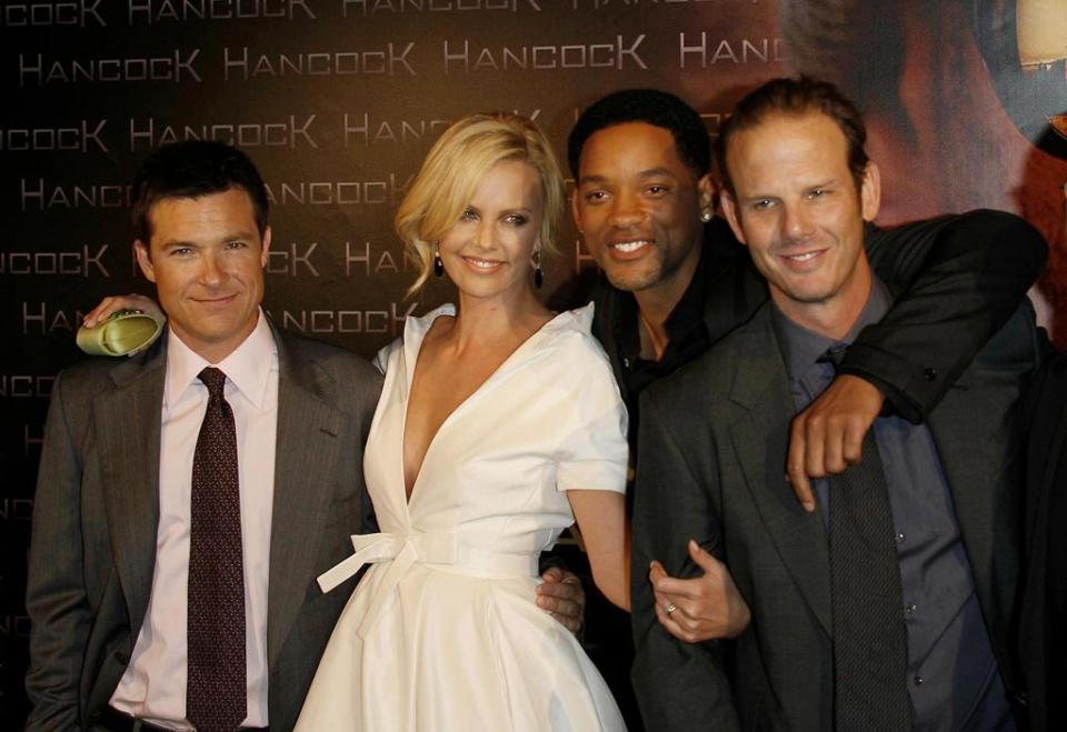 Hancock Paris Premiere 2008 Jason Bateman Charlize Theron Will Smith Peter Berg