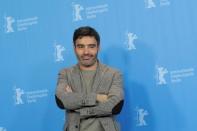 Director Ivo Ferreira poses during a photocall to promote the movie Cartas da guerra (Letters from War) at the 66th Berlinale International Film Festival in Berlin February 14, 2016. REUTERS/Stefanie Loos