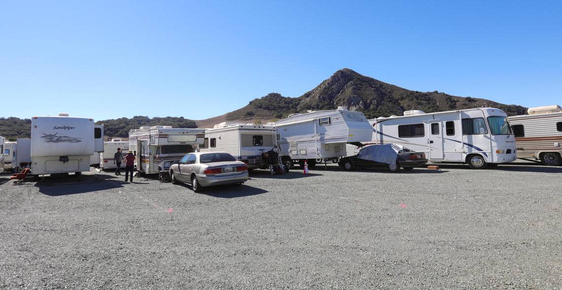 San Luis Obispo County expanded its Kansas Avenue Safe Parking Area in November 2021 as it encouraged residents living on Palisades Avenue in Los Osos to move to the area after overnight camping was banned there.