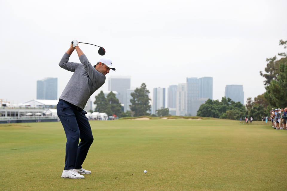 Scottie Scheffler will tee off alongside Max Homa and Collin Morikawa in the first two rounds of the U.S. Open this week at Los Angeles Country Club.