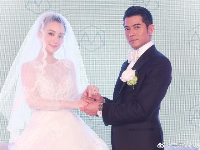 Moka Fang shares rare wedding photos on social media