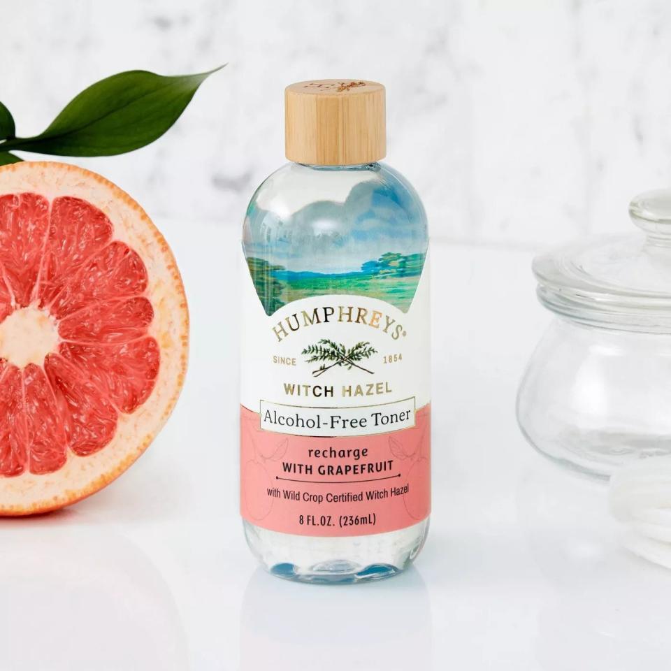 Humphreys Recharge Witch Hazel with Grapefruit Alcohol-Free Toner