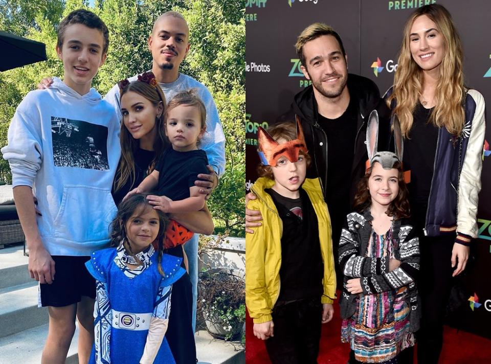 Pete Wentz, Ashlee Simpson families, Instagram