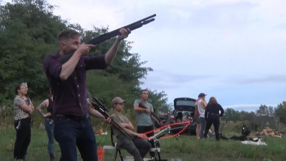 Jake Allen takes aim at a Trigger Warning meet up