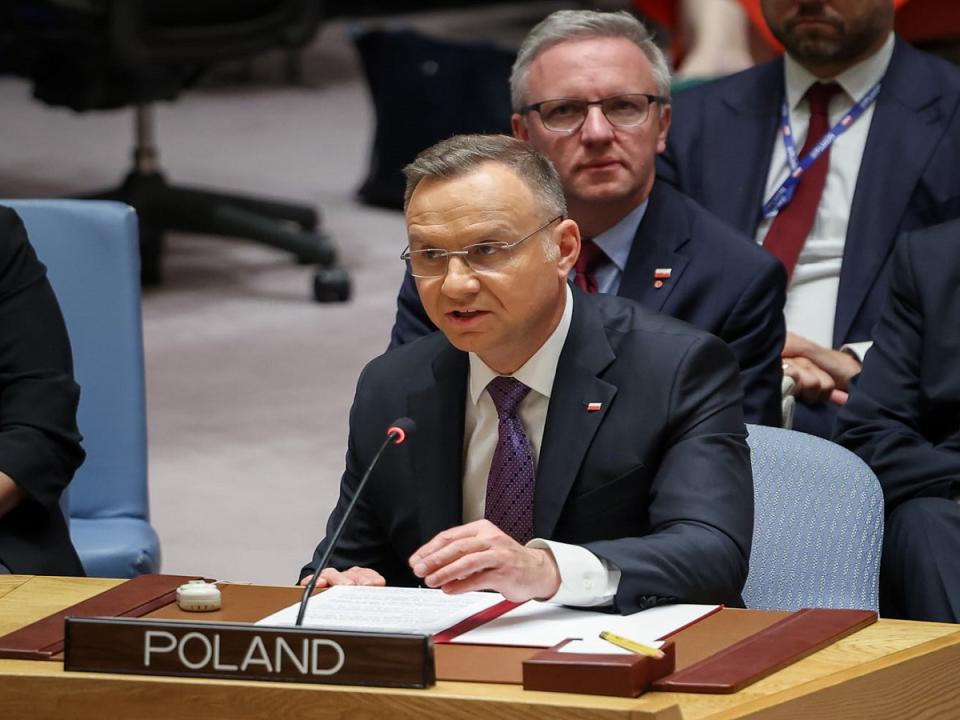 波蘭總統杜達澄清將不再提供烏克蘭武器之說。