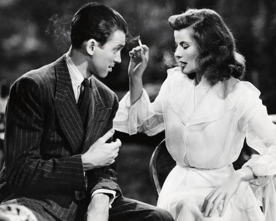 James Stewart and Katharine Hepburn in ‘The Philadelphia Story’MGM/Kobal/Shutterstock