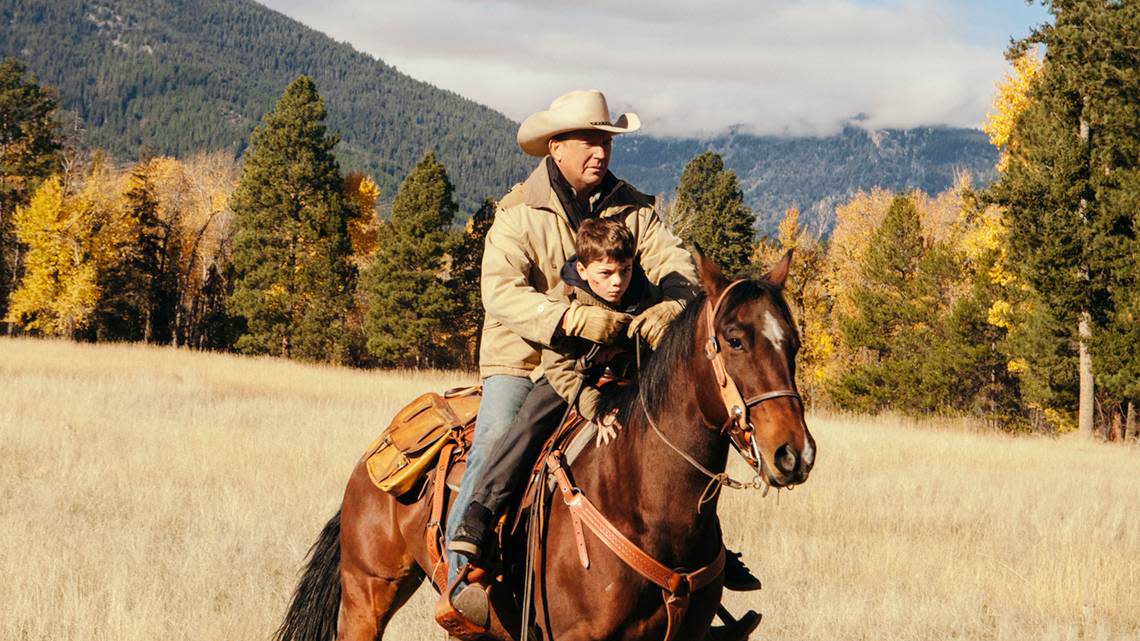 Kevin Costner and Brecken Merrill are part of the cast of the Paramount Network’s “Yellowstone” TV series.