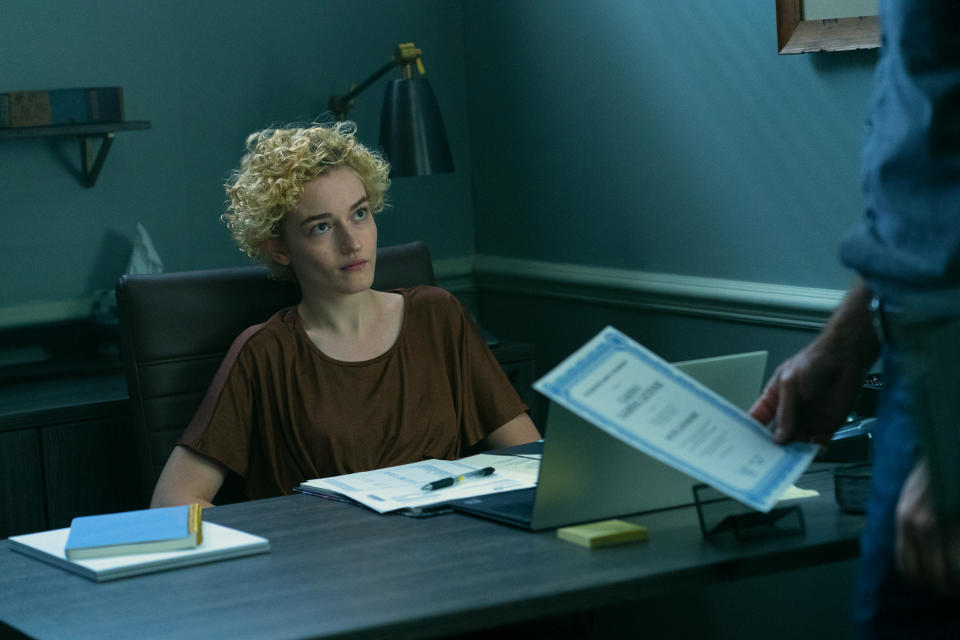 Ozark. Julia Garner as Ruth Langmore in Season 4 Part 2 Episode 6 of Ozark. Cr. Tina Rowden/Netflix © 2022<span class="copyright">TINA ROWDEN/NETFLIX—© 2022 Netflix, Inc.</span>