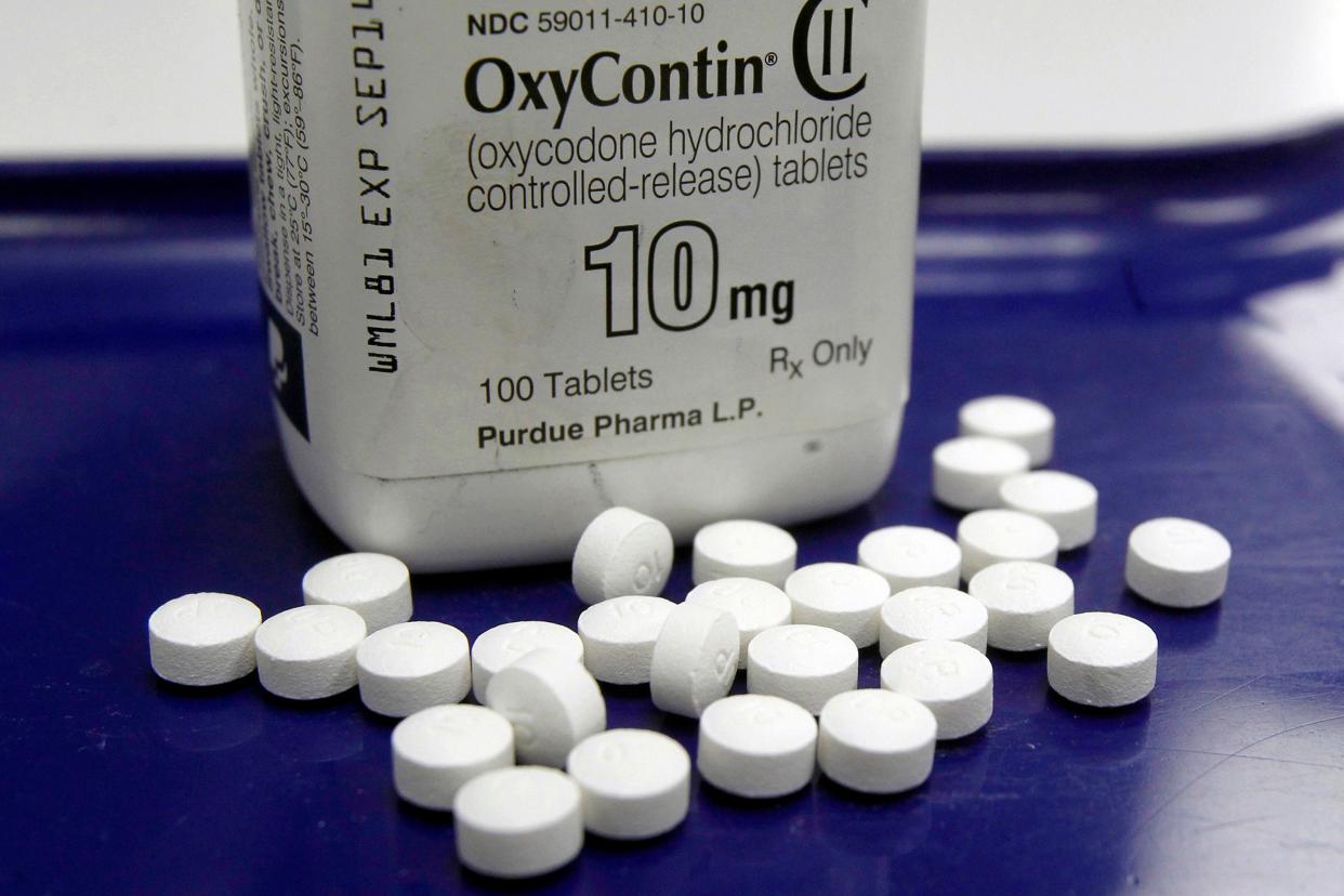 OxyContin, a common prescription opioid.  (Copyright 2019 The Associated Press. All rights reserved.)