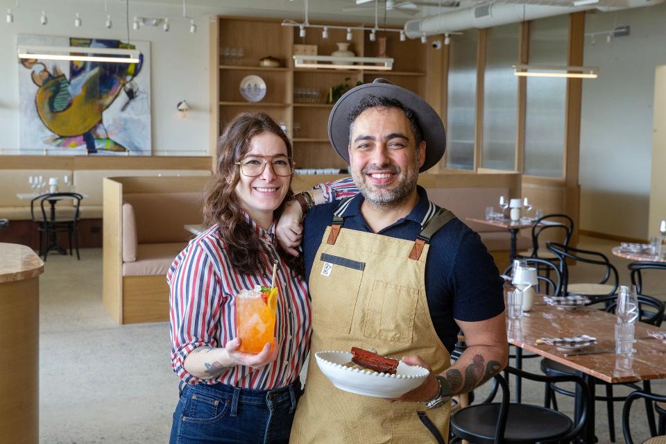 Neilly Robinson and David Viana are shown inside their newest restaurant, Lita, in Aberdeen.