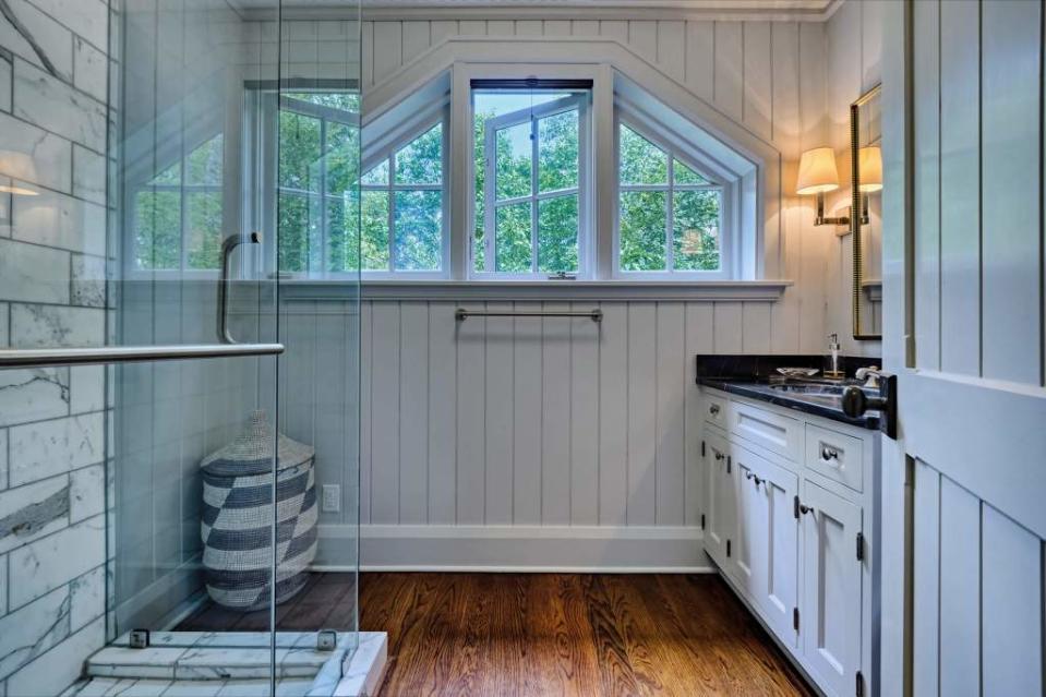 A cottage-designed bathroom. Bernard Coulson