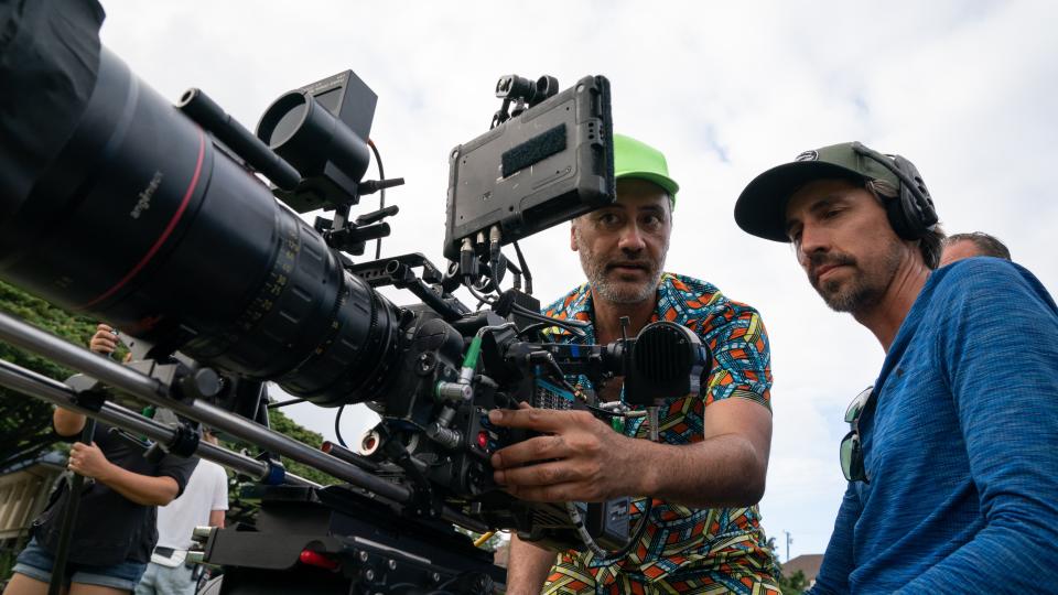 Taika Waititi behind the camera on Next Goal Wins