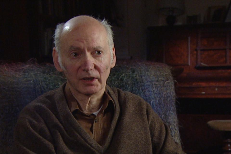 An elderly Ted Hall in 'A Compassionate Spy.'