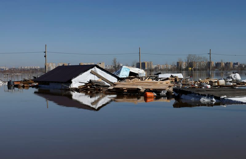 Flooding in Orenburg region