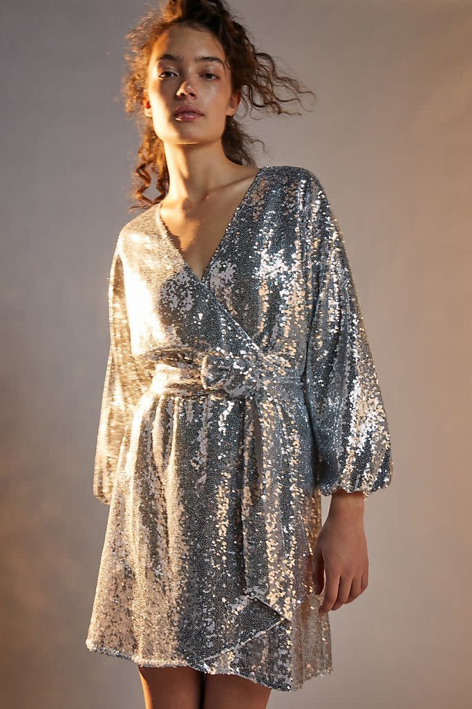 Lisabette Sequined Mini Dress