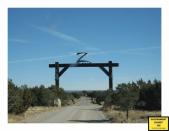The entrance to the Zorro Ranch in New Mexico (US Department of Justice)