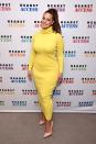 <p>Visiting Hearst Magazines in New York City: Proof that there are no rules when it comes to plus-size fashion. Ashley made a statement in this bright yellow roll neck two piece, which makes us hot for all kind of reasons just looking at it.</p>