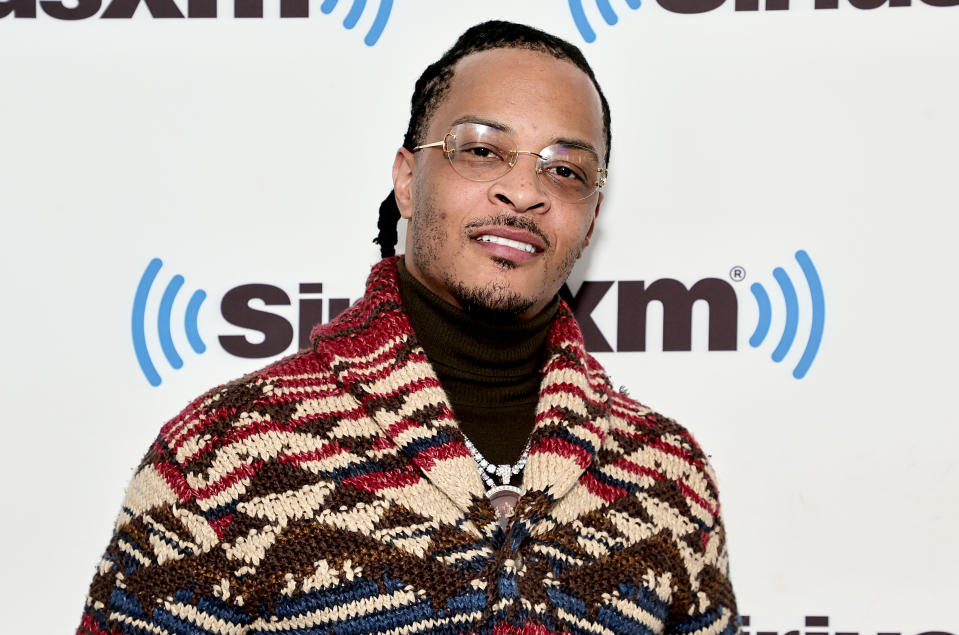 T.I. Wearing Sweater