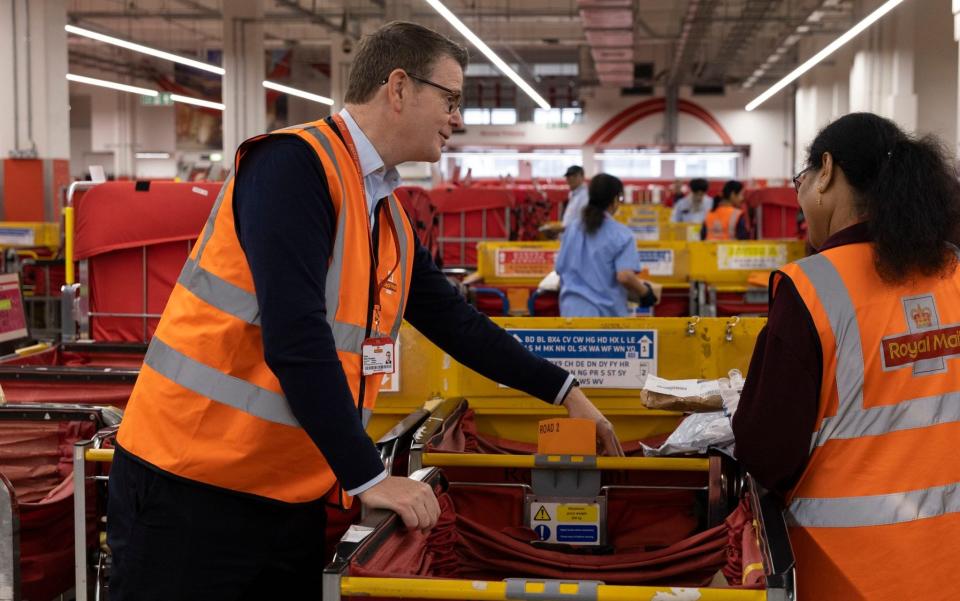 PHOTO:JEFF GILBERT 12th July 2022. Mount Pleasant, London, UK Chief Executive of Royal Mail Simon Thompson - Jeff Gilbert