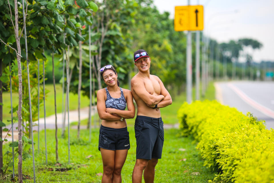 Singapore #Fitspo of the Week: Arthur Tong and Elaine Young. (PHOTO: Cheryl Tay)