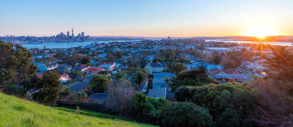 Une vue d'Auckland, l'une des principales villes de l'île du Nord, en Nouvelle-Zélande.  - Credit:NEIL FARRIN / Robert Harding RF / robertharding via AFP