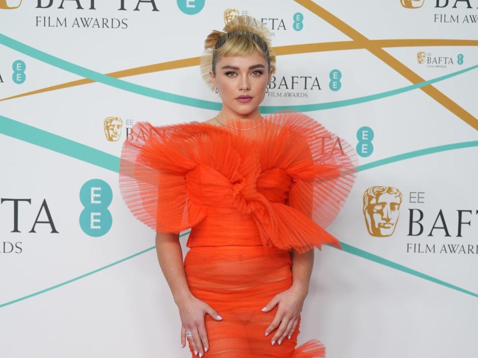 Florence Pugh in Nina Ricci (Getty Images)