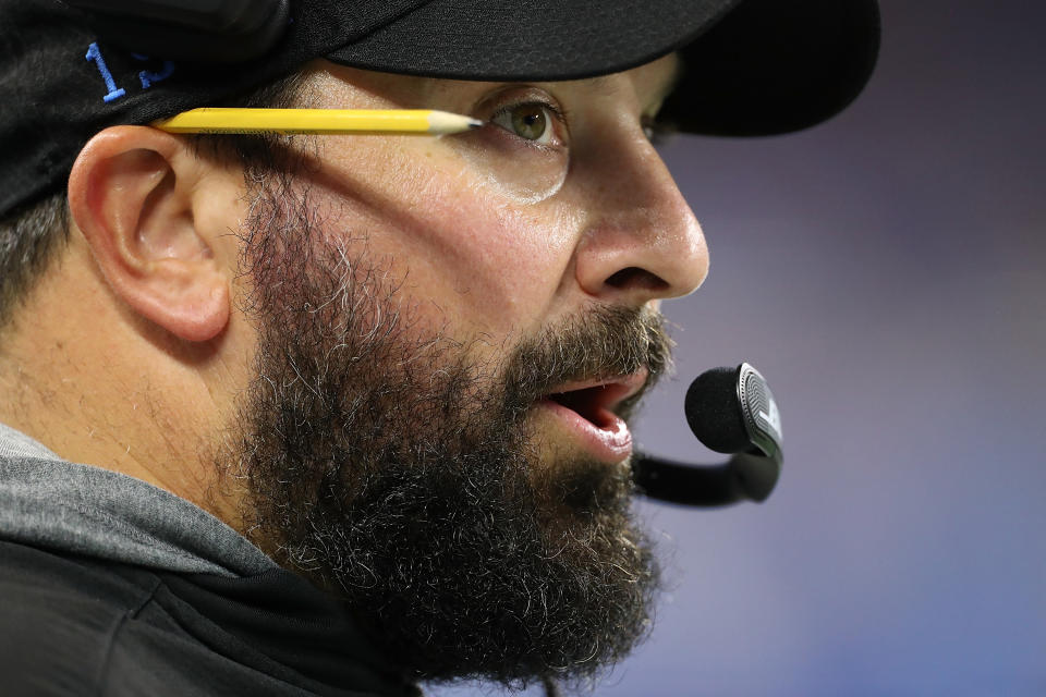 Detroit Lions coach Matt Patricia has his team off to a 2-1-1 start. (Getty Images)
