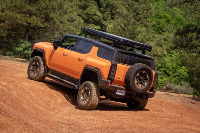 GMC Hummer EV SUV overland adventure