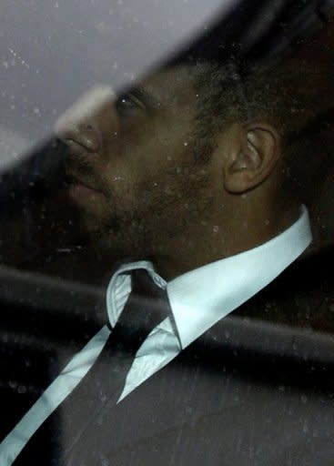 QPR's Anton Ferdinand leaves the FA headquarters at Wembley Stadium on September 24, after the first day of John Terry's disciplinary hearing. Terry has always denied using a racist slur against Ferdinand