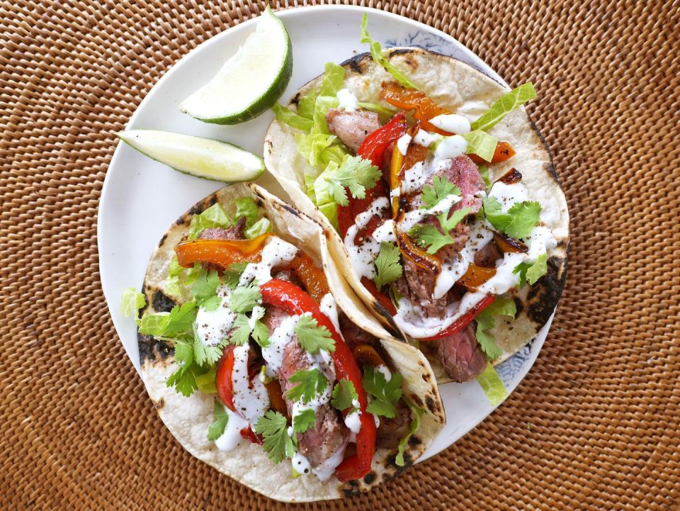 Quick Tri-Tip and Bell Pepper Fajita Sauté