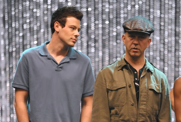 Cory Monteith (left) and Ryan Murphy in 2011. (Photo: Jason LaVeris via Getty Images)