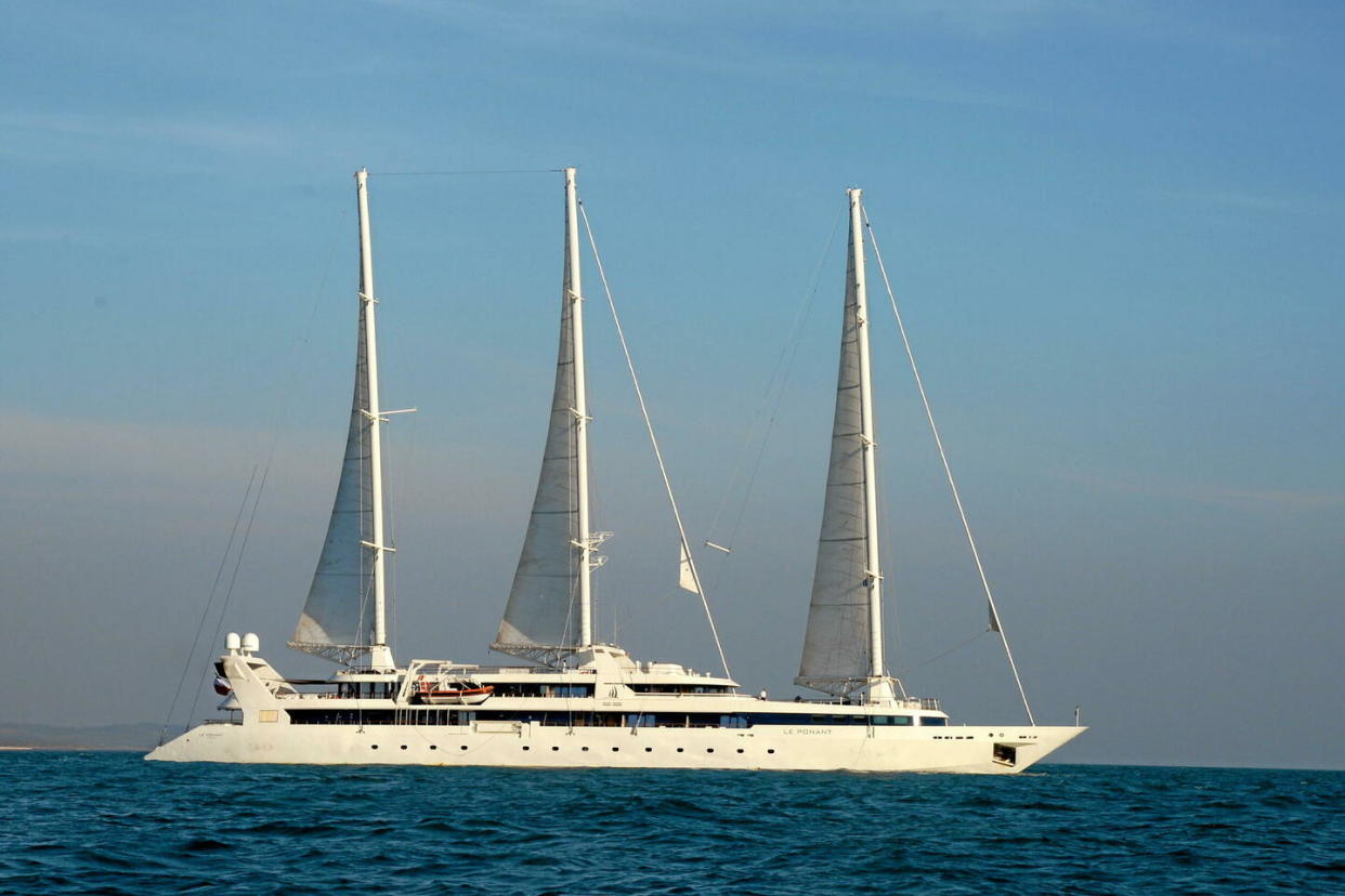 « Le Ponant », le yacht emblématique de la compagnie de croisière de luxe et d’expédition en mer.  - Credit:Nathalie Lamoureux