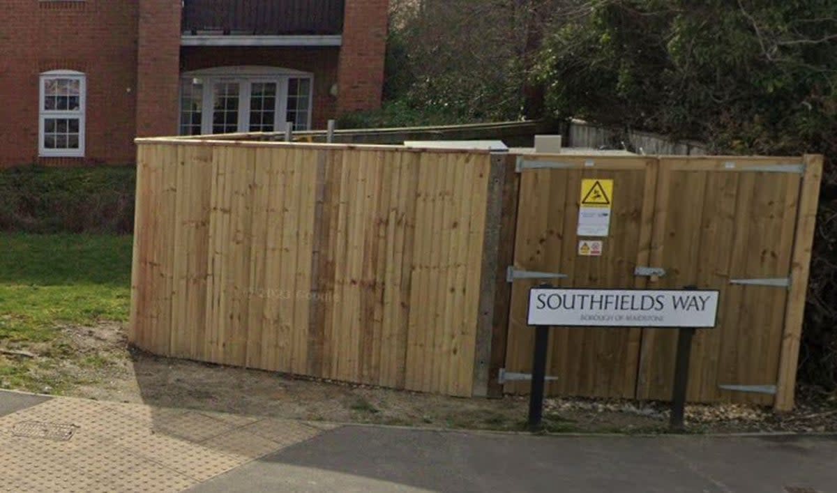 The stabbing allegedly took place in Southfields Way in Kent (Google Maps)