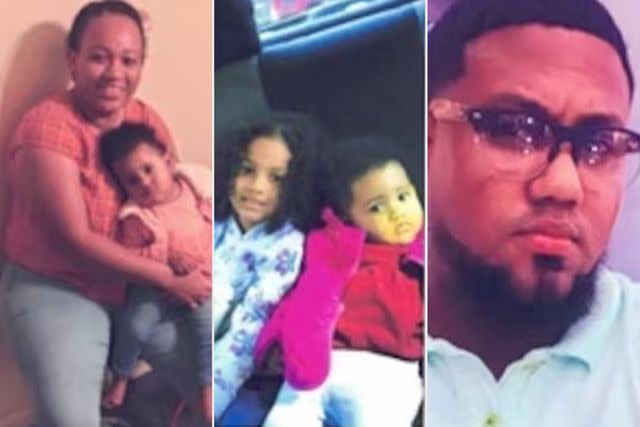 <p>New Orleans Police Department</p> Steys Yanira David-Funez, her husband Ramon Ruiz Crisanto and their two daughters Jazzlyn Esther Ruiz David and Dara Ismeray Ruiz David