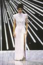 <p>Bold shoulders, thigh-high slit, all-over embellishments, Debbie Allen represented the best of '80s fashion at the 1982 awards ceremony. </p>