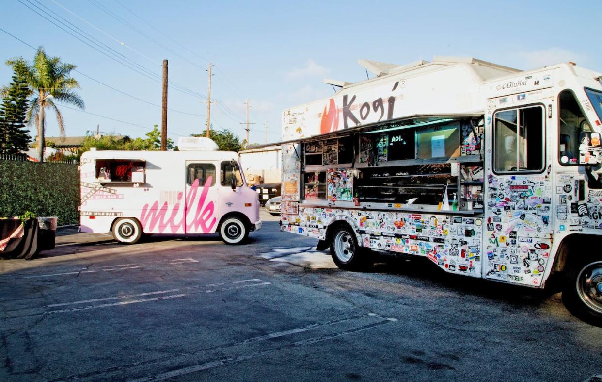 When food trucks start rolling up, developers usually aren't far behind. <a href="https://www.gettyimages.com/detail/news-photo/general-view-of-atmosphere-at-genr-la-force-for-change-i-am-news-photo/1151048101?adppopup=true" rel="nofollow noopener" target="_blank" data-ylk="slk:Photo by Samantha Trauben/Getty Images for International Rescue Committee;elm:context_link;itc:0;sec:content-canvas" class="link ">Photo by Samantha Trauben/Getty Images for International Rescue Committee</a>