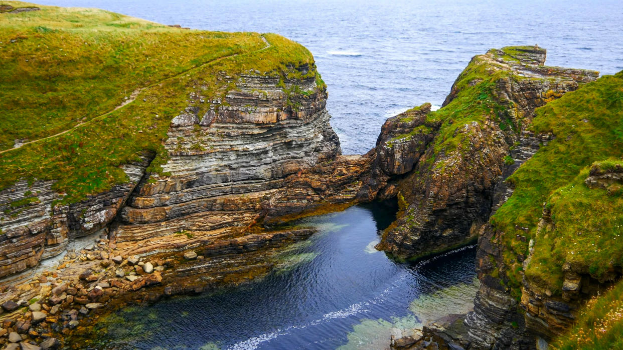 The brough of Deerness in the Orkney Islands is owned by the estate. (Getty)