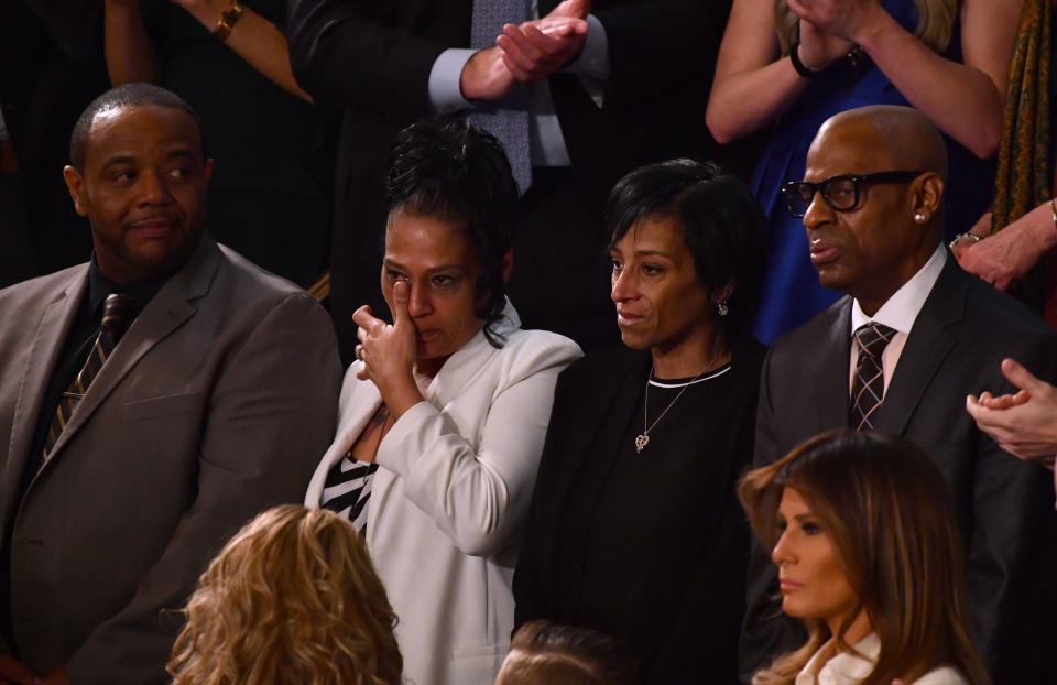 Guests are recognized during SOTU