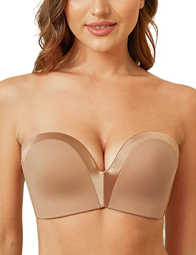 Strapless Push Up Bra with Convertible Straps