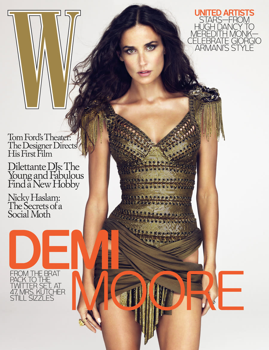 Demi Moore for W Magazine, 2009
