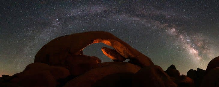 Arch Rock Milky Way in Joshua Tree National Park